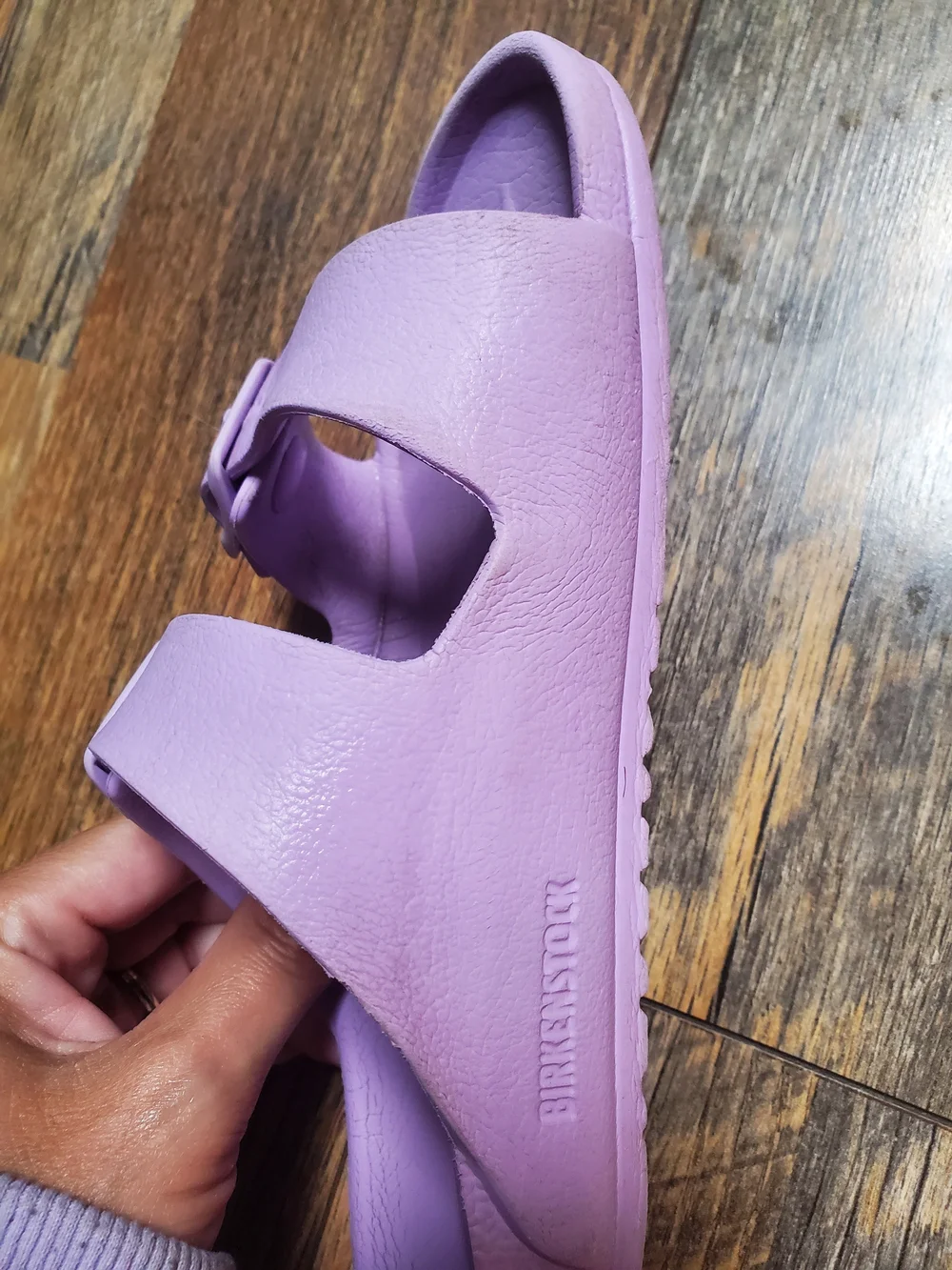 Birkenstock Kids Double-Buckle Slide Sandals in Lavender